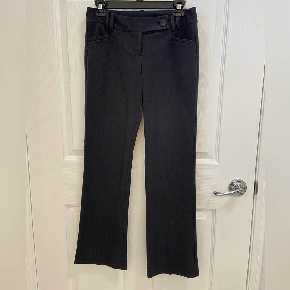 The Limited Studio 400 Dark Grey Drew Fit Bootcut Pants Size 0 short